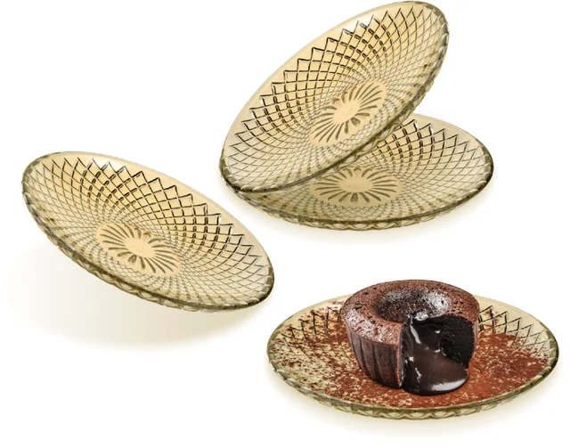 MP2233Glass Cake plate fruit plate