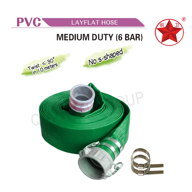 PVC Layflat Hose Medium Duty(6bar)