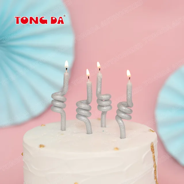 Children's birthday candles creative cake decorations thread candle set party supplies