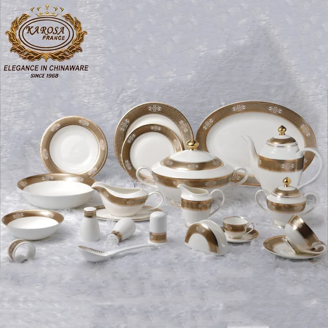 Bone china dinner and tea set