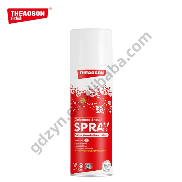 Christmas snow spray