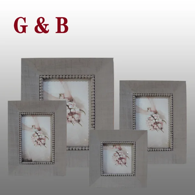 G19124 4x4"/4x6"/5x7"/8x10" Wooden Photo Frame