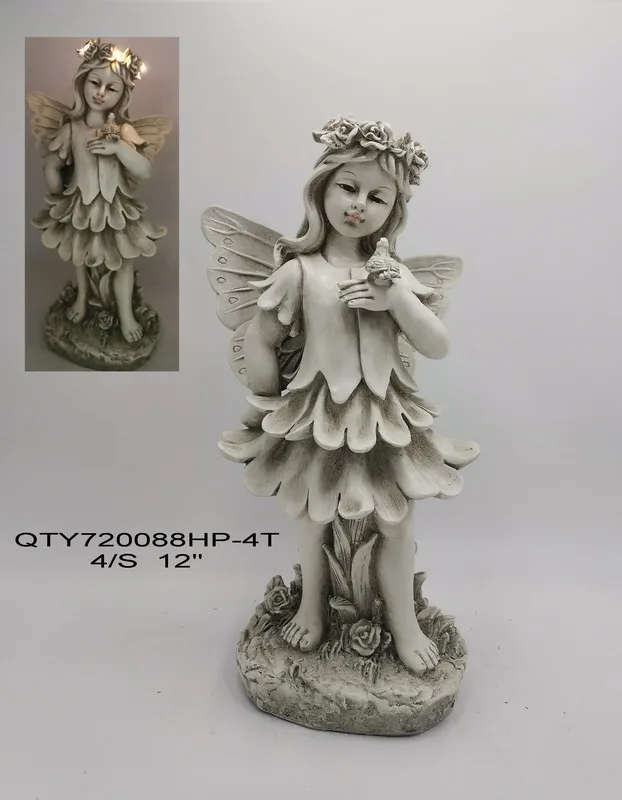 Garden fairy with LED