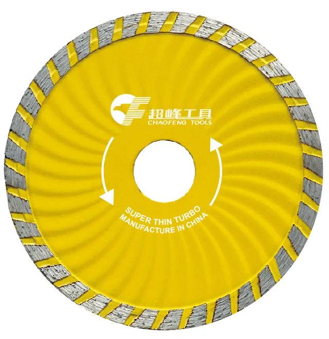 Diamond turbo wave saw blade