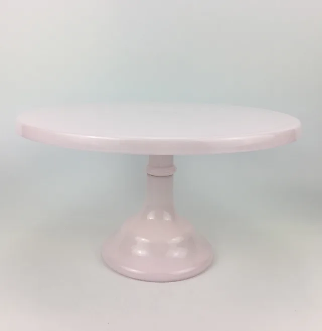 Milk Color Glass Cake Stand