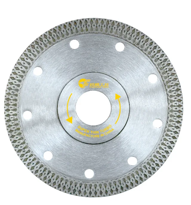 Diamond net turbo saw blade
