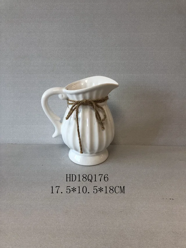 Popular european style rope ceramic vase