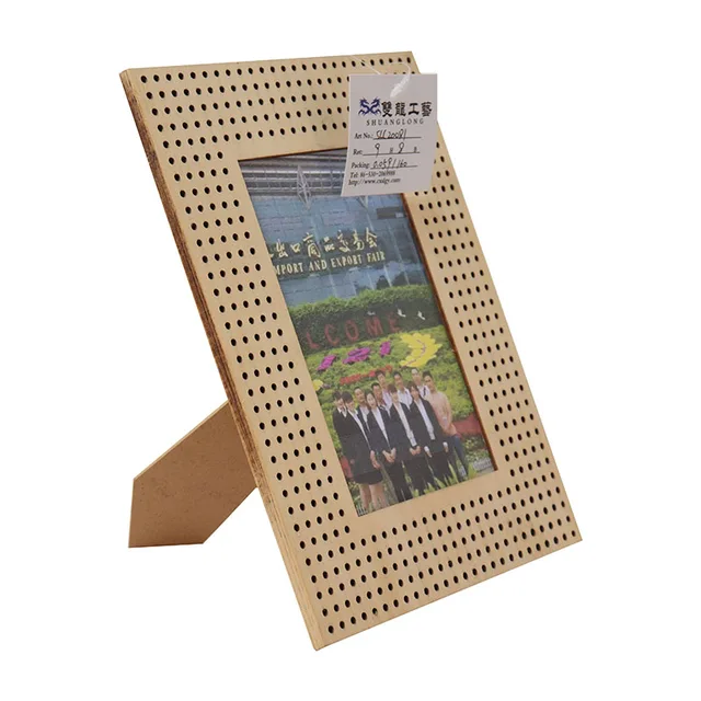 Hot sale wooden natural color DIY photo frame