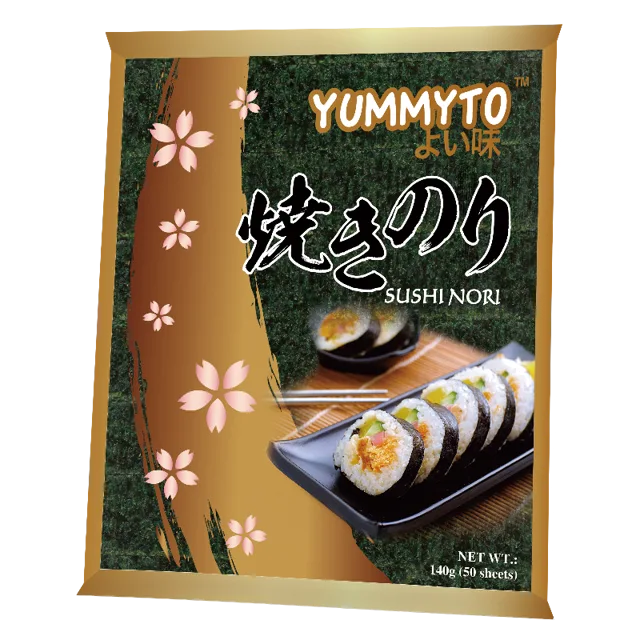 YUMMYTO Roasted Seaweed/Roasted Nori 10 sheets/50 sheets [Japanese cuisine/Sushi/Temaki/Onigiri]