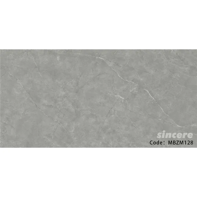Polished glazed porcelain tiles