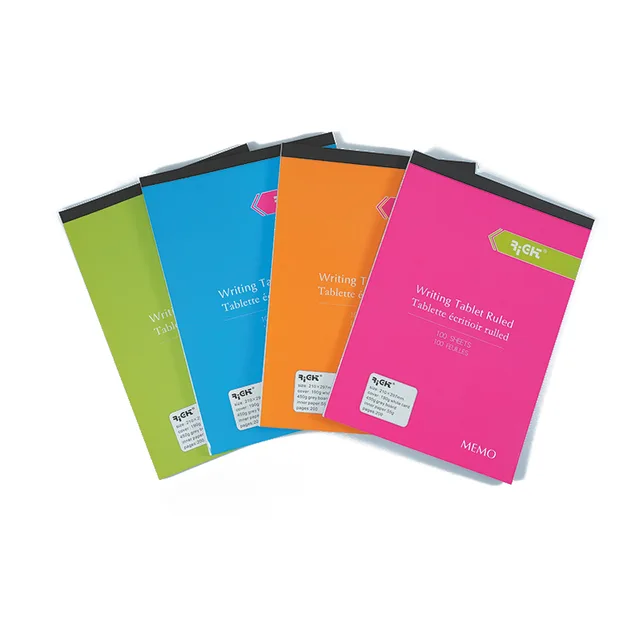Popular glued writing pad