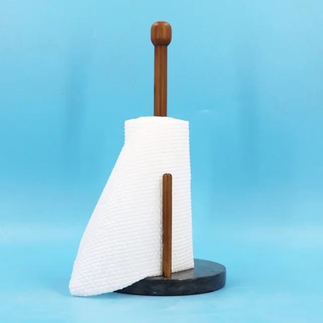 Marble paper towel holder