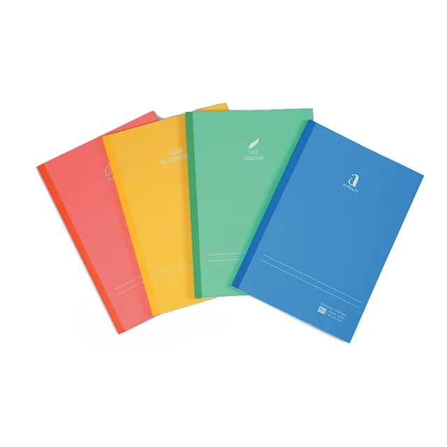 Card cover with Special UV glued exercise book