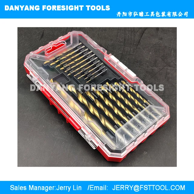 18pcs HSS drills set