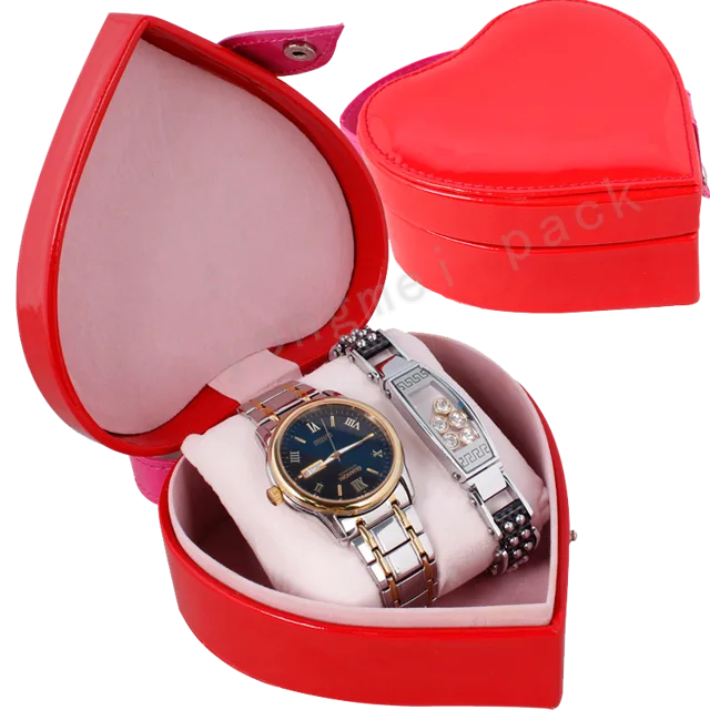 Heart shaped watch box