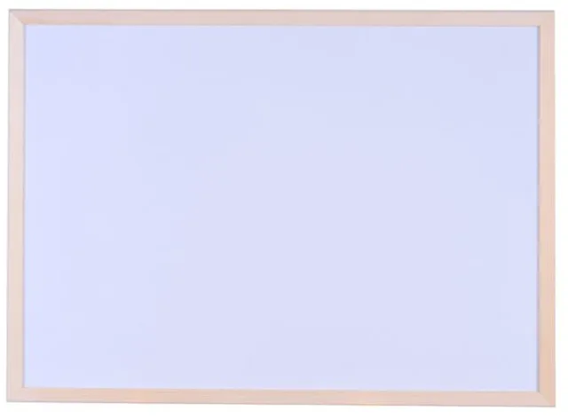 Wooden frame white board