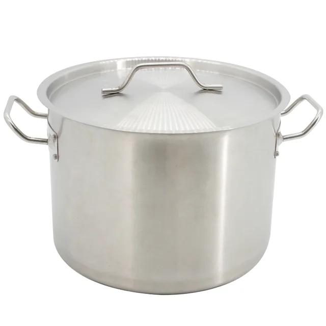 S/S High Casserole W/Lid-Sandwich Bottom