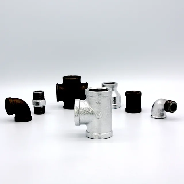Malleable iron pipe fittings Tee Equa