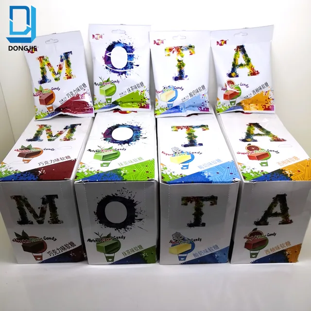 *Soft candy (chocolate flavor, mocha flavor, yogurt flavor, grapefruit flavour)