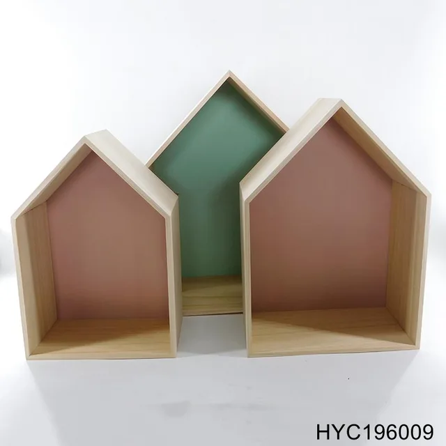 Custom house shape wall hanger