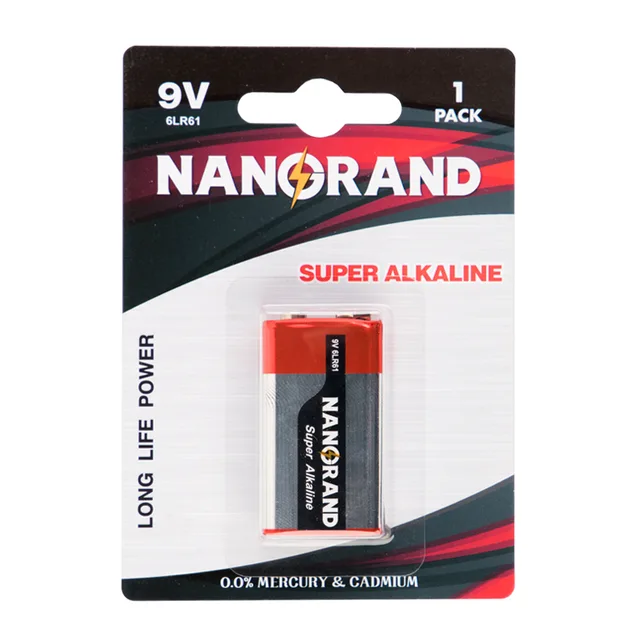 Alkaline 9V battery