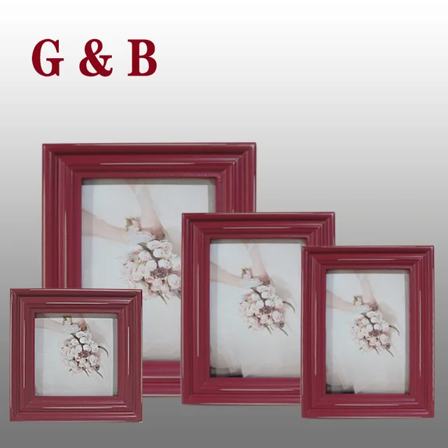 G19171 4x4"/4x6"/5x7"/8x10" Wooden Photo Frame
