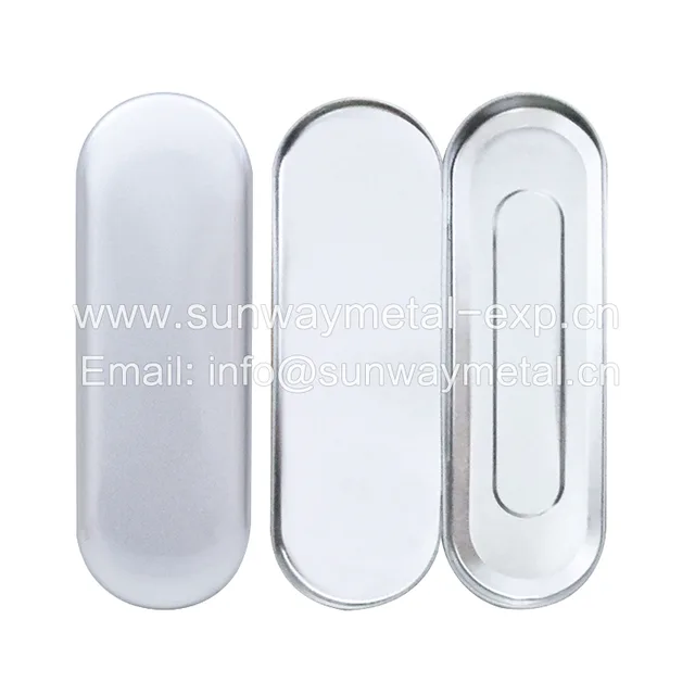 Oval tin pencil case customized printing&logo