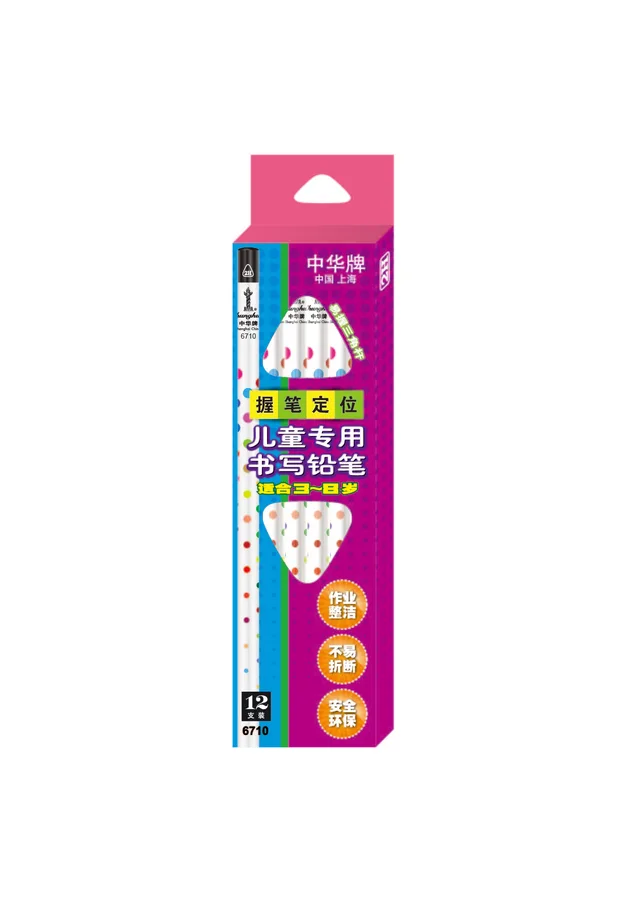 Chunghwa 6710 Heat Transfered And Dipped Pencil