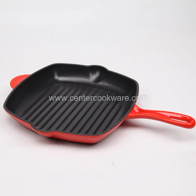 Cast Iron Grill Pan enamel cast iron grill pan for steak