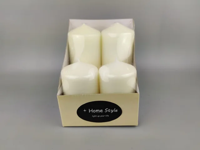 S/4 over-dipping pillar candles