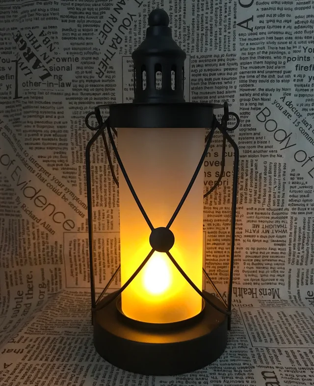 LED Metal Lantern