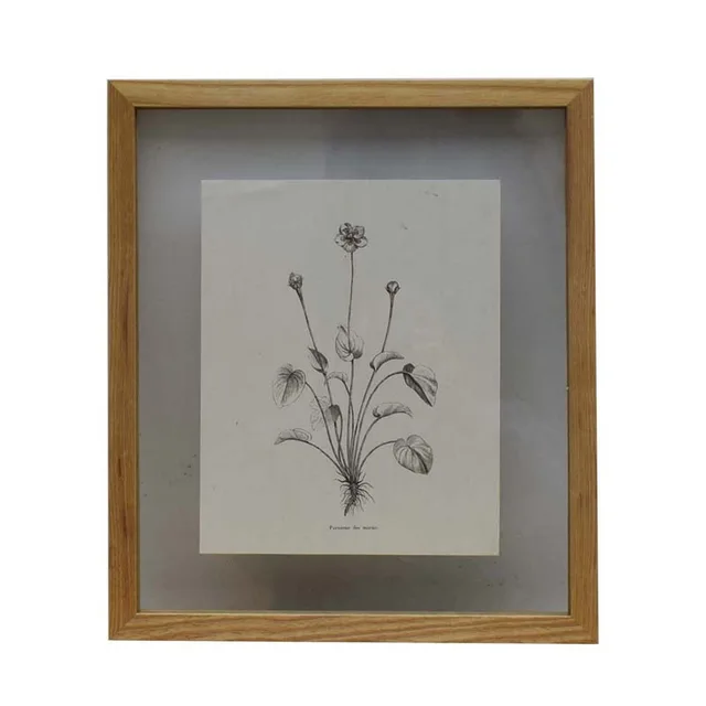 Natural oak frame with picture P970