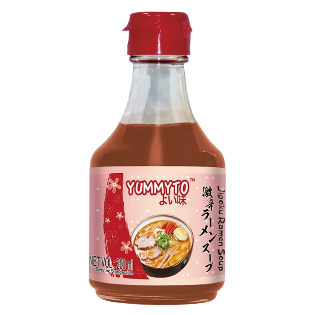 YUMMYTO Jigoku Ramen Soup 200mL/1.8L/18L [Japanese cuisine/Ramen/Spicy/Chili]