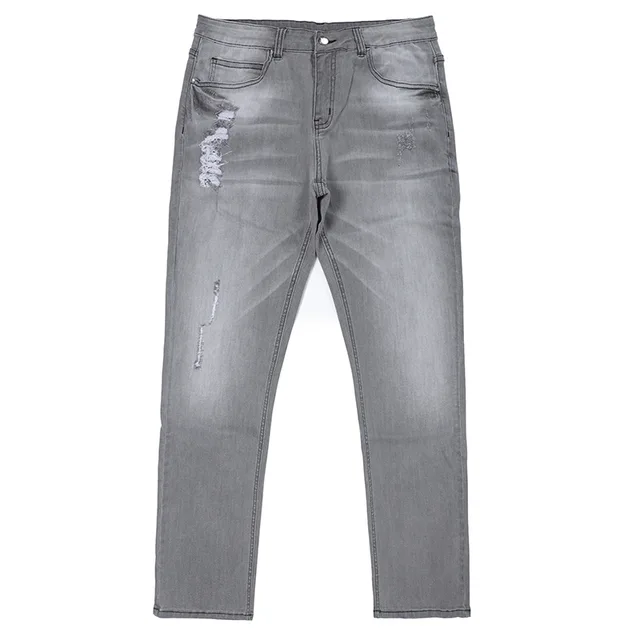 Custom jeans fashion ripped slim fit jeans men denim jeans pants G2092