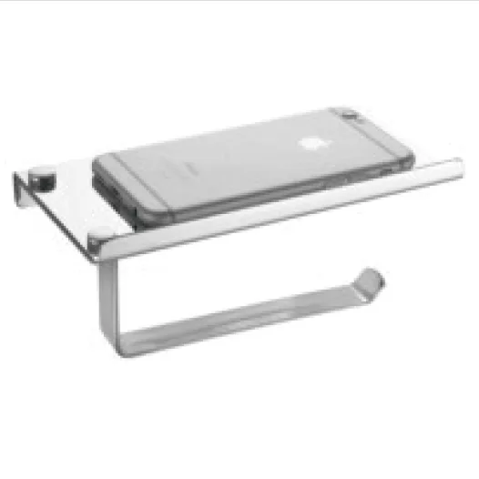 FBA-TH001 Stainless steel toilet paper roll holder with shelf