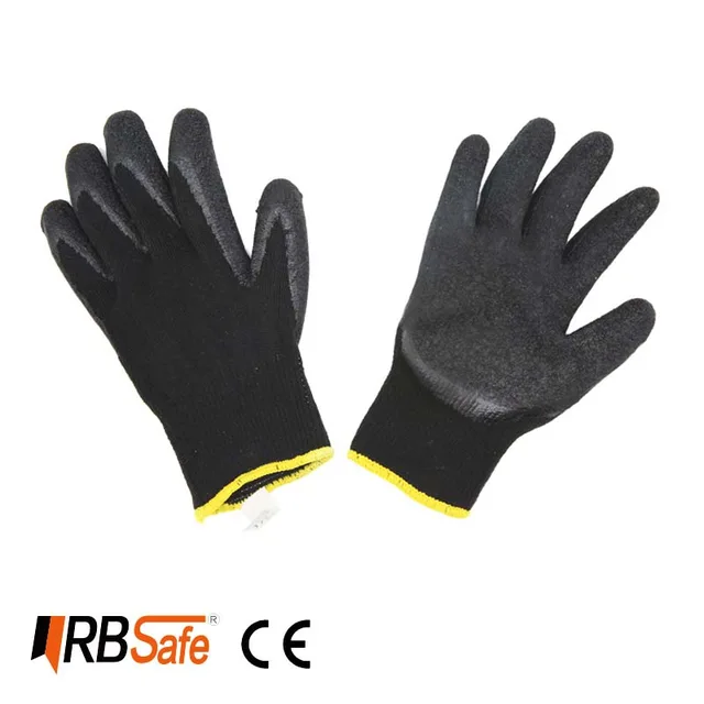 Latex Coated Glove，Crinkled，CE