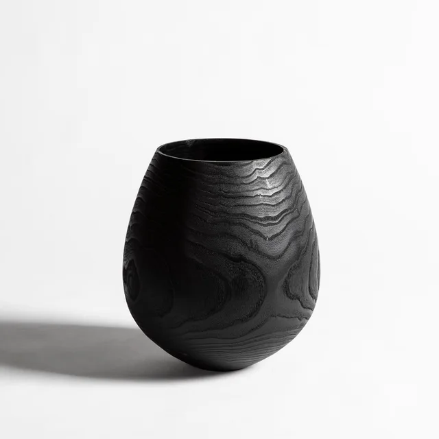 Wooden vase