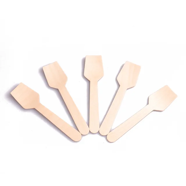 Wooden shovel, wooden cutlery, ice cream shovel