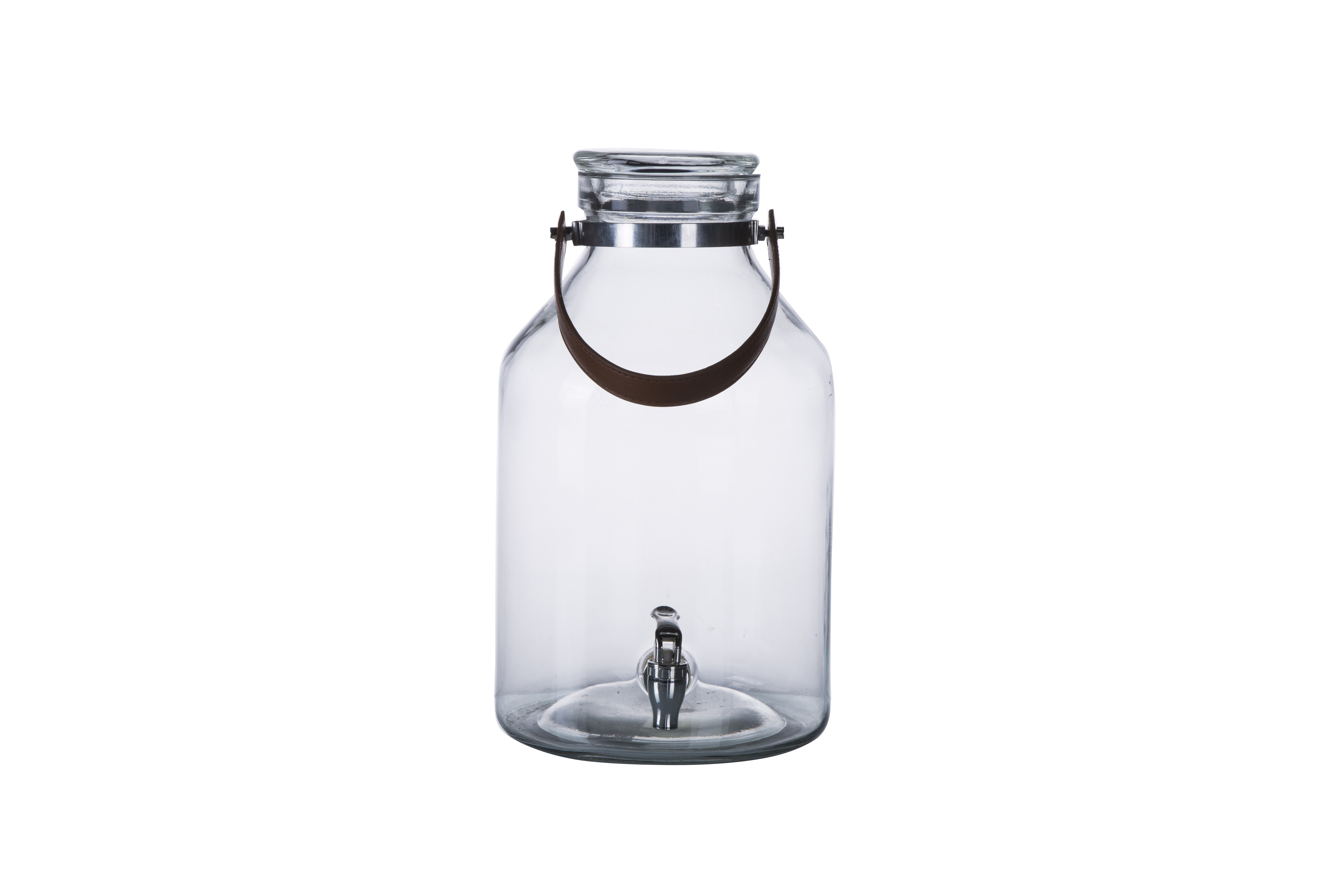Glass beverage dispenser