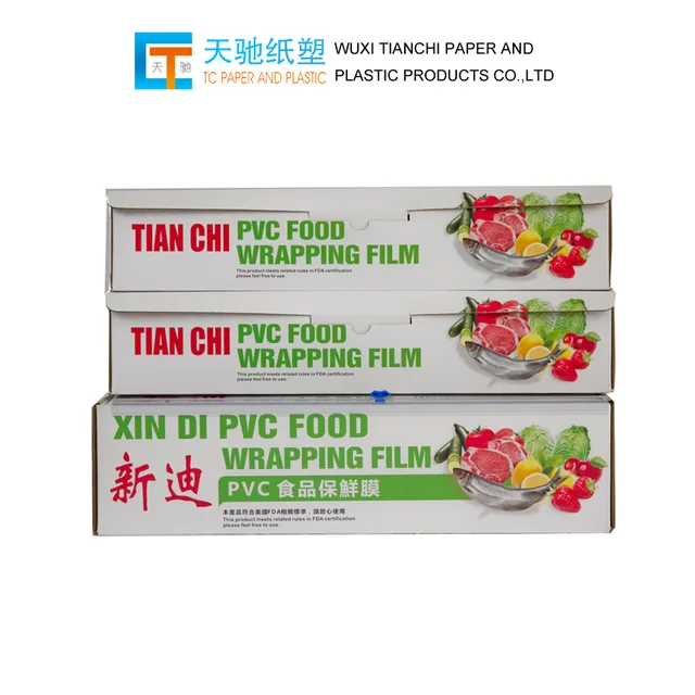 PVC Food Wrap With Separate Box For Fresh Packing