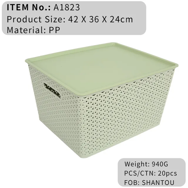 1823 Basket with lid
