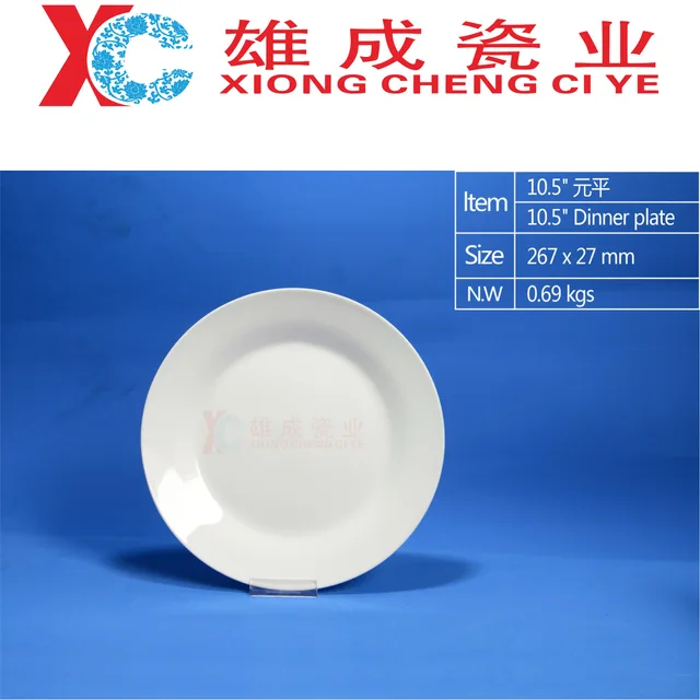 10.5”dinner plate