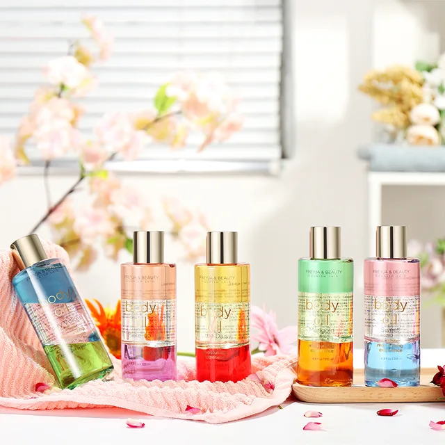 Natural hydrating soothing spa essential body oils for women