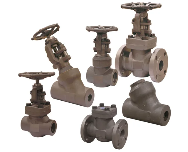 Forged steel gate,globe and check valves