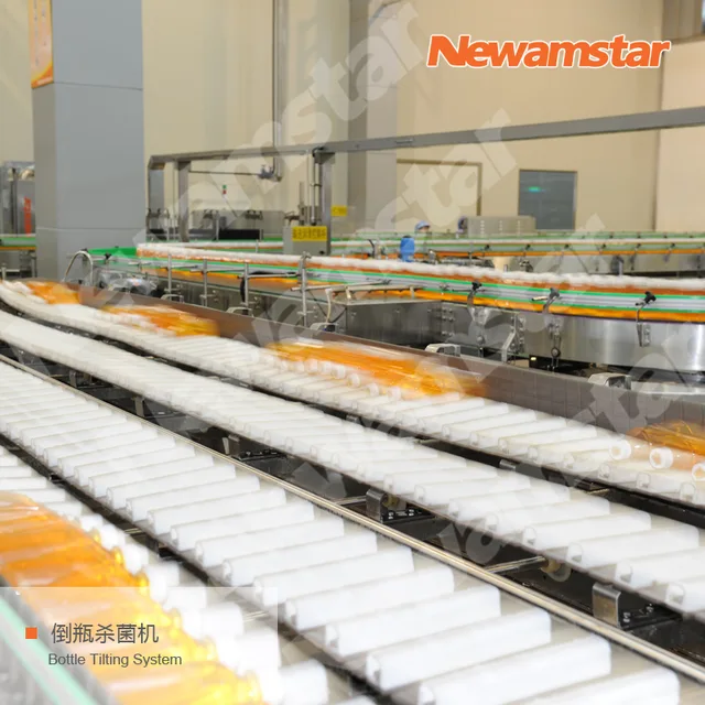 Inverted bottle sterilization machine