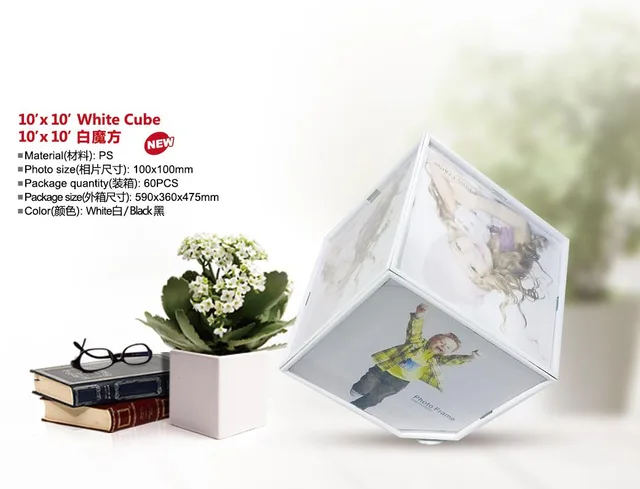 19White Cube mirror，Cartoon mirror,table mirror