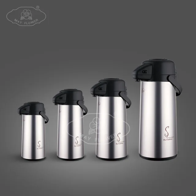 Air Pot Pump Airpot Glass Vacuum Insulation Push Action