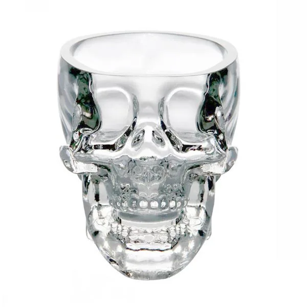 350ml Human Skull Shape Vodka Glass Wine Cup