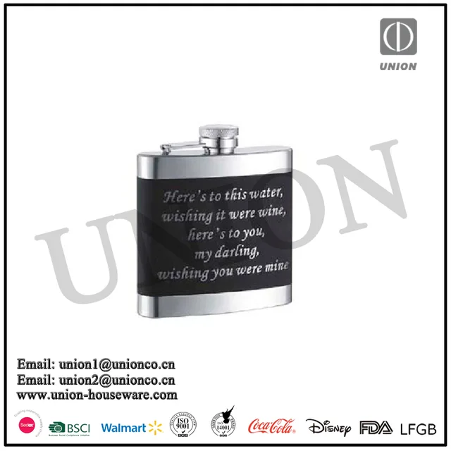 Factory direct sale 304 stainless steel Hip flask 5oz hip flask Flask 5oz