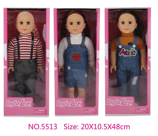 A cute 18-inch cotton doll
